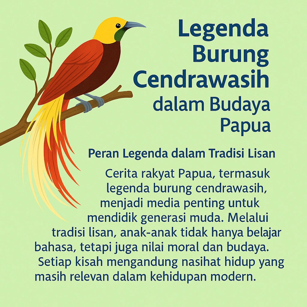 legenda burung cendrawasih - Komunitas Sastra Papua Cerita Rakyat Papua